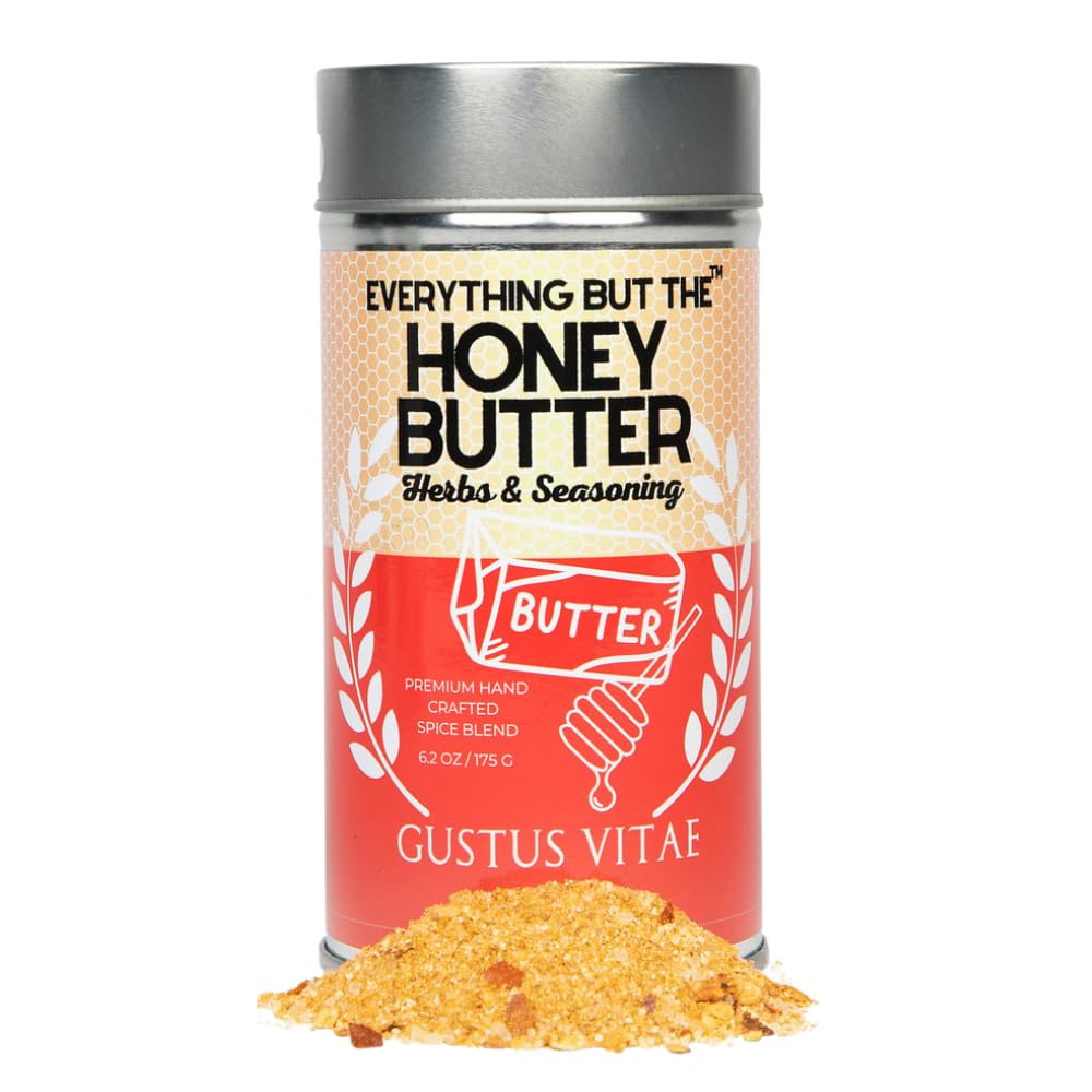 Everything But The Honey Butter Herbs & Seasoning Gourmet Seasoning, Artisanal Spice Blend | All Natural, Non GMO | Small Batch,
