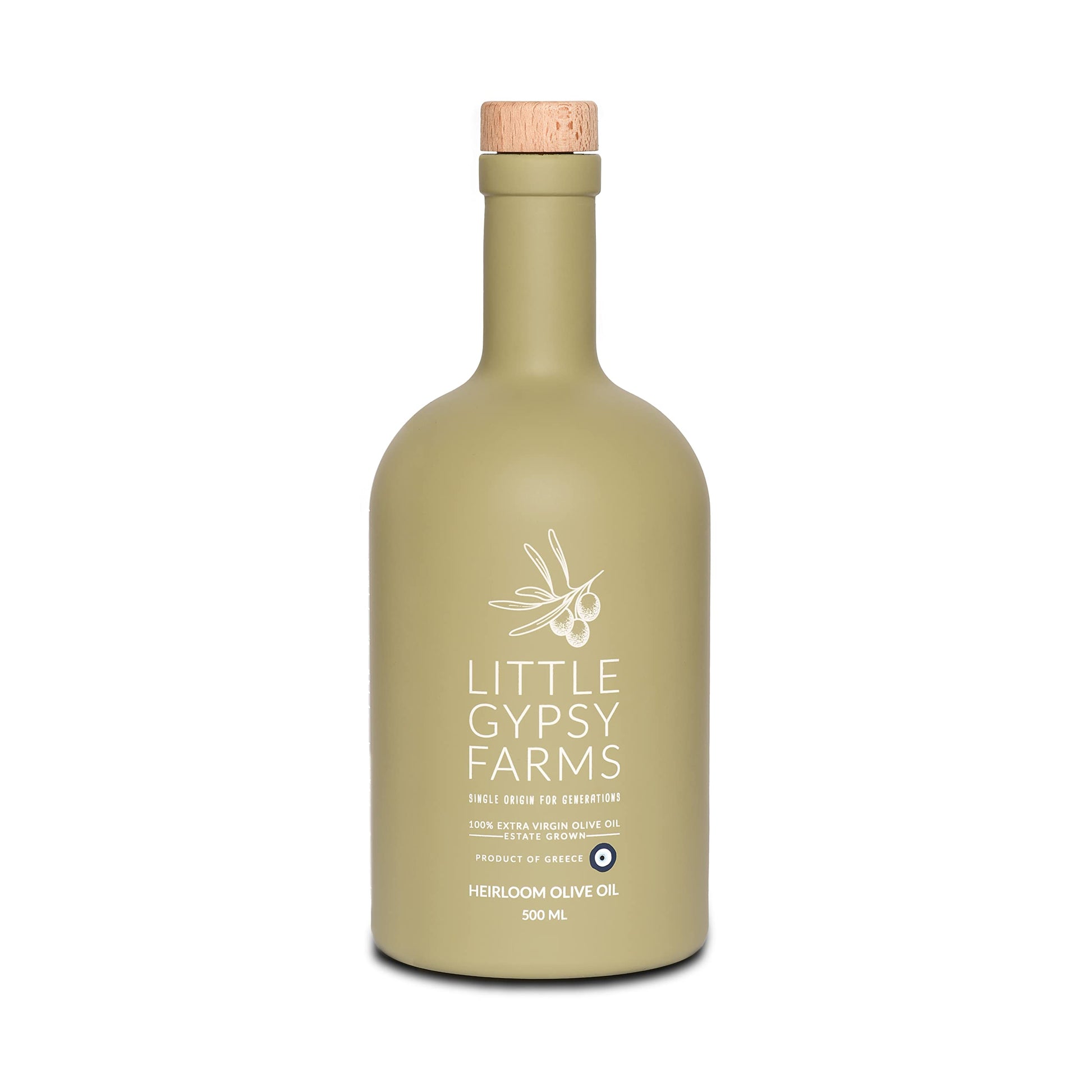 Heirloom EVOO | Little Gypsy Farms ?? Estate Grown Greek Extra Virgin Olive Oil | Healthiest Olive Variety | 5X Polyphenols - Hi