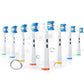 Replacement Toothbrush Heads Fit For Braun Electric Toothbrushes, 8Pcs, Round Brush Head For Flossaction, Repuesto For Oral B Ty