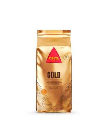 Delta Caf  S Gold Whole Bean Coffee, Naturally Roasted Espresso Beans, 1 Bag, 2.2Lb