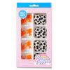 Soccer Icing Decorations 24 Counts Edible Football & World Cup Trophy Royal Icing Decoration Sugar Sprinkles for Baking Cupcake 
