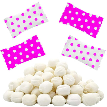 Fruidles Big Dots Buttermints, After Dinner Mints, Fat-Free, Kosher Certified, Individually Wrapped (Bright Pink, 275 PIeces)