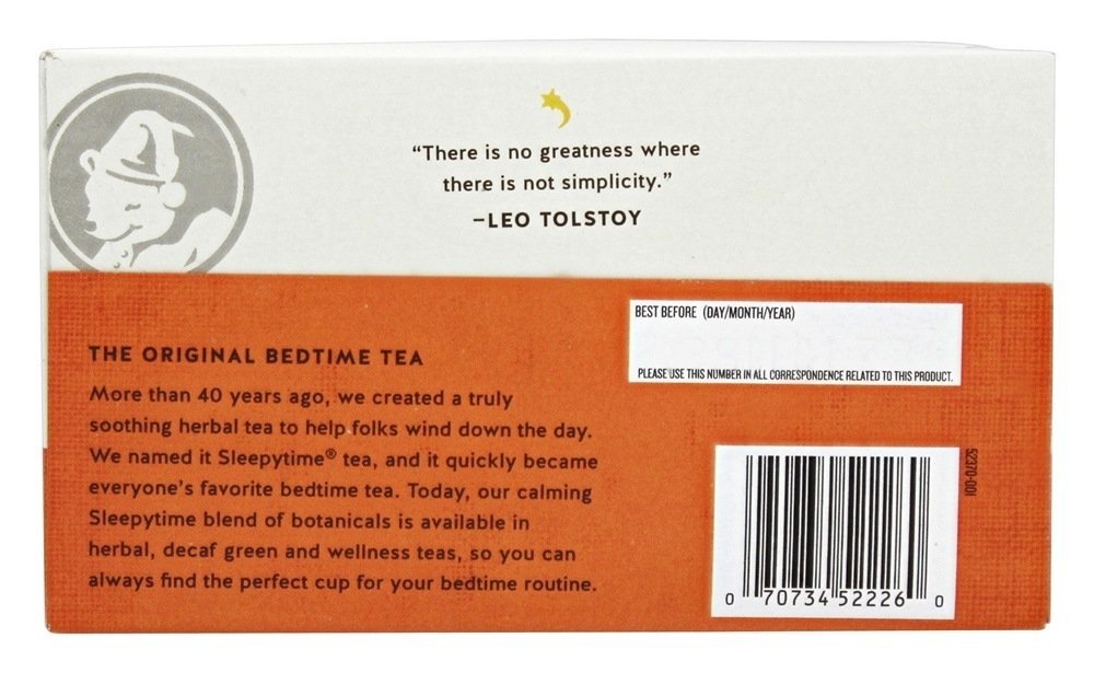 Herb Tea,Sleepytime,Peach, 2.5 Pound