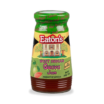 Eatons Guava Jam - All-Natural Jamaican Guava Jam, for Bagels, Biscuits, Crackers, English Muffins, and French Bread, Dips in C
