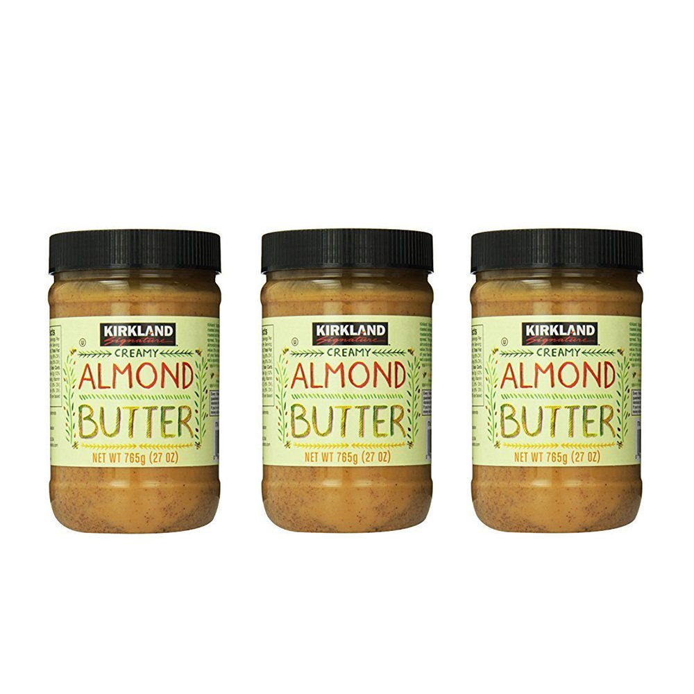 Kirkland Signature Creamy Almond Butter 27 Ounce (Pack Of 3)