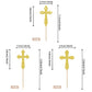 YCTHUNFISH Cupcake Toppers, 24 Pack, Glitter, Religious Theme, Gold, Cardstock for Baptism, First Holy Communion, Birthday Party Decorations