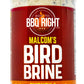Malcom's Turkey and Chicken Bird Brine Seasoning | Championship Herb Brine Formulated to Produce a Juicy, Tender Bird Every Time