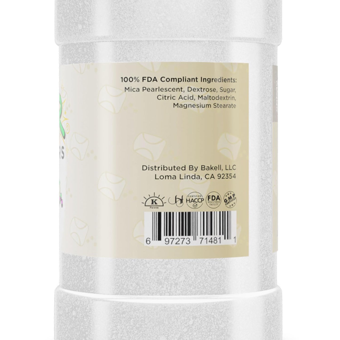 Bakell - Classic Sweet And Sour Candy Topper (85G 1X Shaker Jar) For Fruit, Food And Desserts