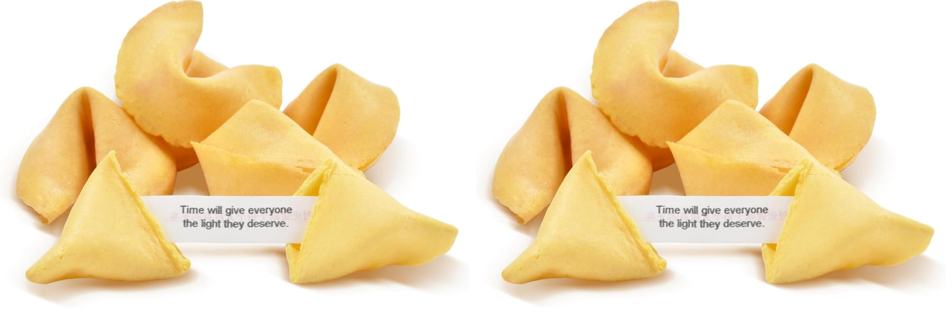 Soeos Fortune Cookies, Fortune Cookies Individually Wrapped Bulk, Approx 50 Cookies, Individually Packed Crisp Cookies with Fun,