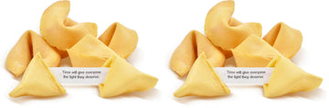 Soeos Fortune Cookies, Fortune Cookies Individually Wrapped Bulk, Approx 50 Cookies, Individually Packed Crisp Cookies with Fun,