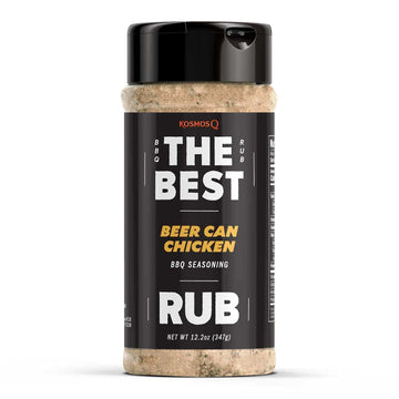 Kosmos Q Beer Can Chicken Rub - BBQ Meat Dry Rub & Seasoning, 12.2 oz