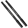 Edible Markers for Cookie Decorating, 2pcs Black Double Sided Extra Fine Tip Edible Pens, Food Grade Food Coloring Marker Pens f