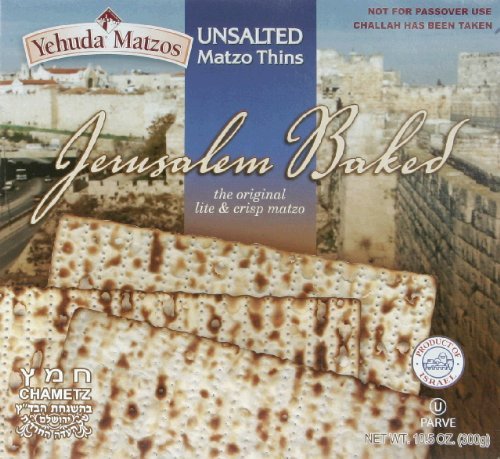 Yehuda Unsalted Matzo Thins 10.5 Ounce -- 24 Per Case