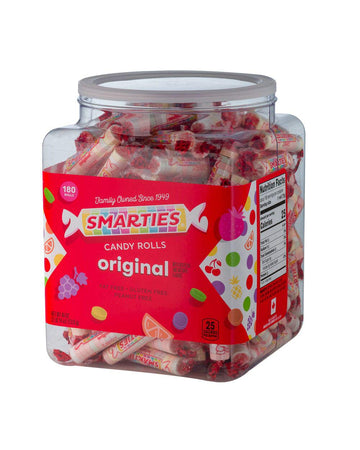 Smarties Candy Rolls, 46 Ounce, 180 Count, Orange, Pack of 1
