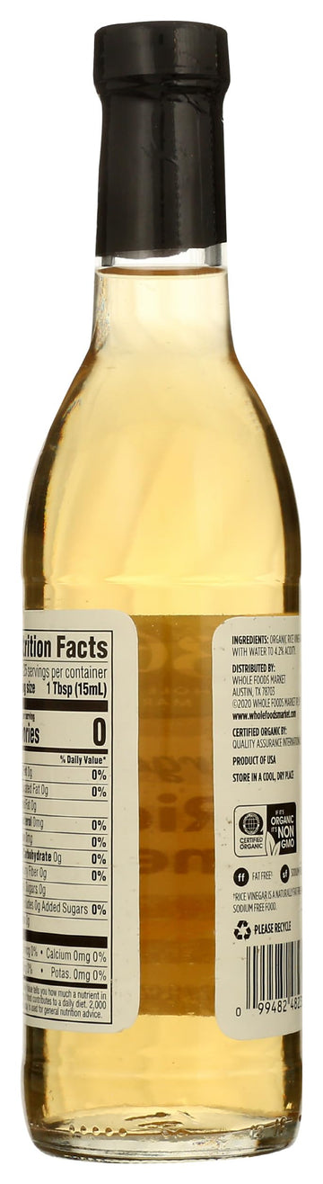 365 by Whole Foods Market, Organic Rice Vinegar, 12.7 fl oz, 12.7 fl oz