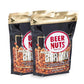 BEER NUTS Original Bar Mix - Pretzels, Cheese Stix, Sesame Stix - 20oz Resealable Bag (Pack of 2)