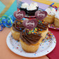 Graphics & More Mississippi State Logo Heart Love Cupcake Picks Toppers Decoration Set Of 6