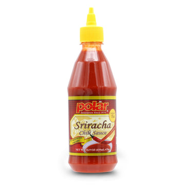 MW Polar Sriracha Chili Sauce 16.9 oz (Pack of 1), Hot Sauce for Pho, Breakfast, Eggs & Toast, Sandwich, Taco, Sushi, Spicy Mayo