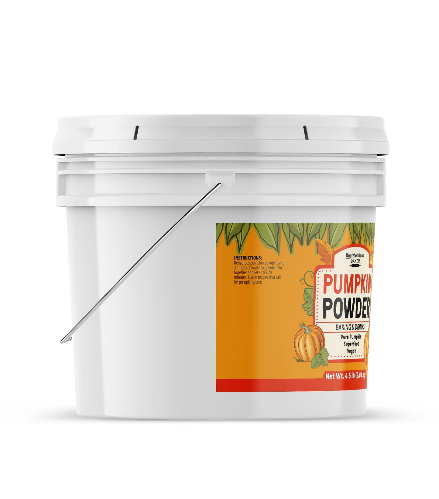 Unpretentious Pumpkin Powder, 1 Gallon, Baking & Food Additive, Superfood, Pure Pumpkin