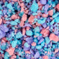 Oasis Supply, Crunch, Ice Cream Topping, Cupcake and Dessert Topper, Cotton Candy Crunch, 14 ounces