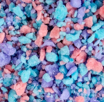 Oasis Supply, Crunch, Ice Cream Topping, Cupcake and Dessert Topper, Cotton Candy Crunch, 14 ounces