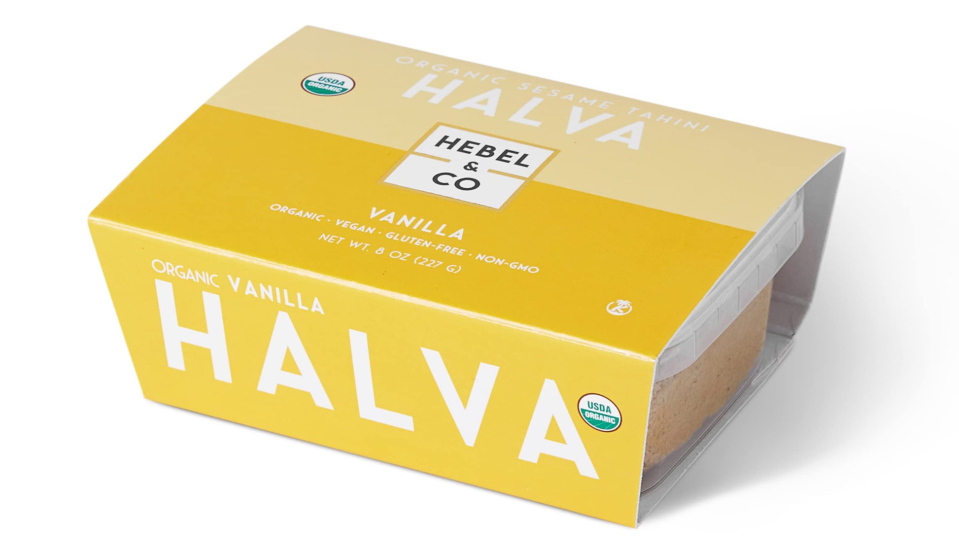 Hebel & Co Vanilla Halva - 8 Oz | Certified Usda Organic, Gluten Free, Kosher & Vegan