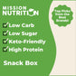 Mission Nutrition Protein Snack Box - Prime Bites Mini Muffins, Magic Spoon   Bar, Quest Brownie & Frosted Cookies - 11 Pieces