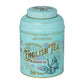 New English Teas Vintage Victorian Tea Tin With 240 English Breakfast Teabags For Tea Lovers, Forget Me Not Florals & Classic Te