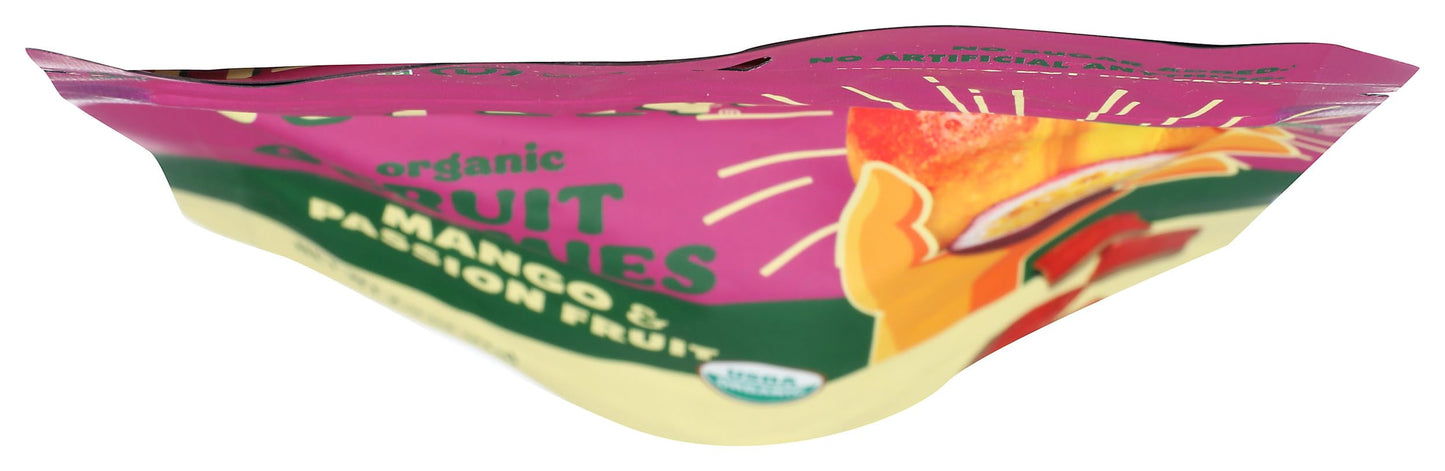 Solely - Organic Mango & Passion Fruit Whole Fruit Gummies (1 Resealable Bag, 2.5 Servings Per Bag) - Real Fresh Fruit - Healthy