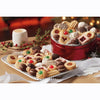 The Swiss Colony Holiday Cookies Gift Tin- Assorted Chocolate Sandwiches, Vanilla Fingers, Apricot Galettes, Festive Dessert Coo