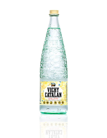 Vichy Catalan - Sparkling Mineral Water - 33.8 Oz (1 Liter) (12 Glass Bottles)