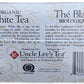 Uncle Lees Tea Organic White Tea, 40 Tea Bags, 2.26 oz, Model TH-UL0063