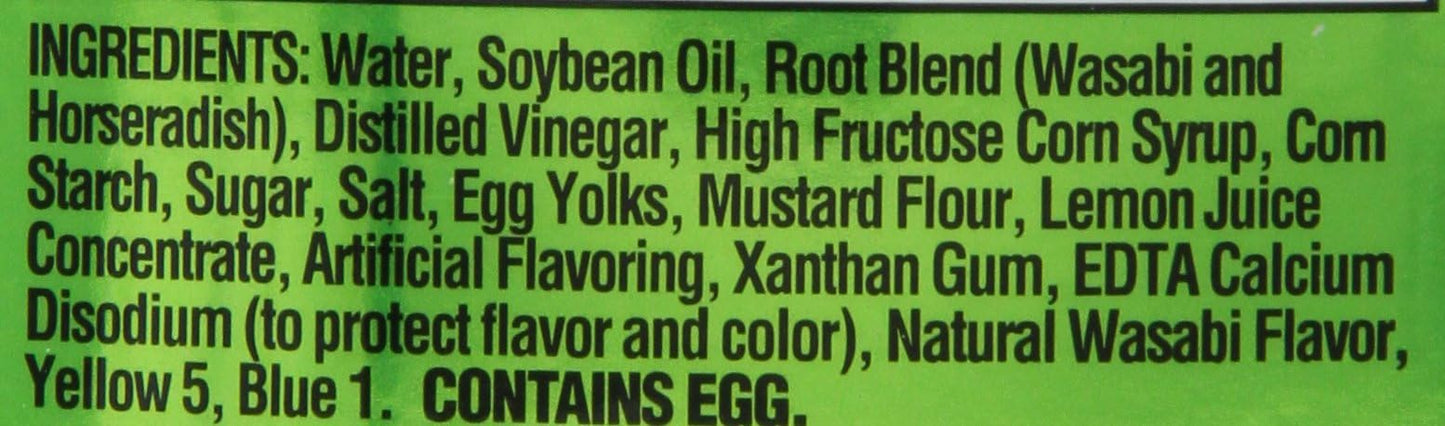 Silver Spring Wasabi Sauce, 9.25 Ounce, Pack of 1, Silver