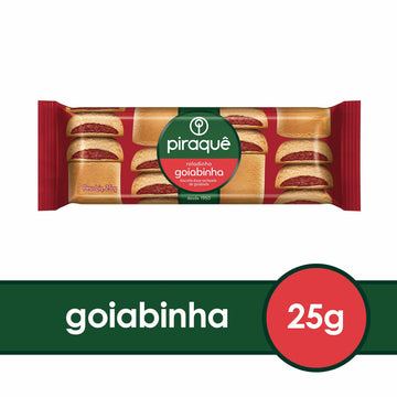 Piraqu Roladinho Cookie Stuffing Guava Pack 25G