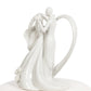 Wedding Collectibles Stylized Dancing Heart Wedding Cake Topper