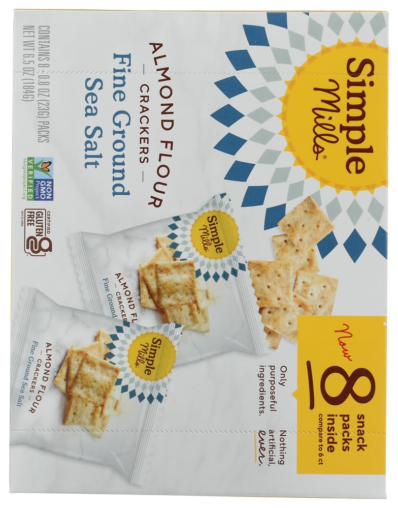 SIMPLE MILLS Fine Ground Sea Salt ers Snack Pack 8ct  0.8 OZ