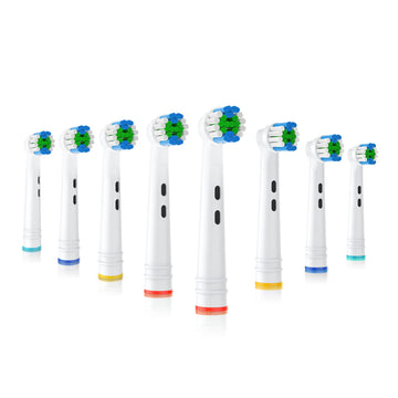 Replacement Toothbrush Heads Fit For Oral B Electric Toothbrushes, 8Pcs, Repuesto For Oral B Pro 100 500 1000 1500 2000 2500 300