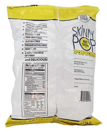 Skinny Pop Popcorn Rte Wht Chdr Lte