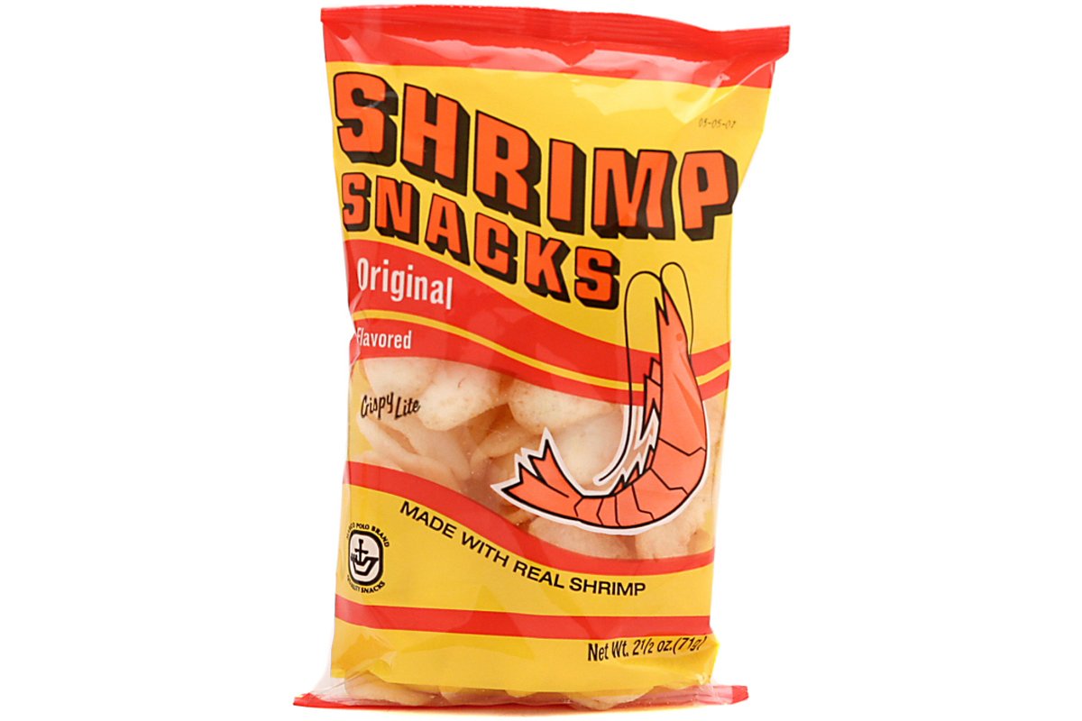 Shrimp Snacks (Orignal Flavor) - 2.5Oz (Pack Of 6)