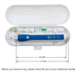Nincha Portable Replacement Plastic Electric Toothbrush Travel Case For Oral-B Pro Series (White)
