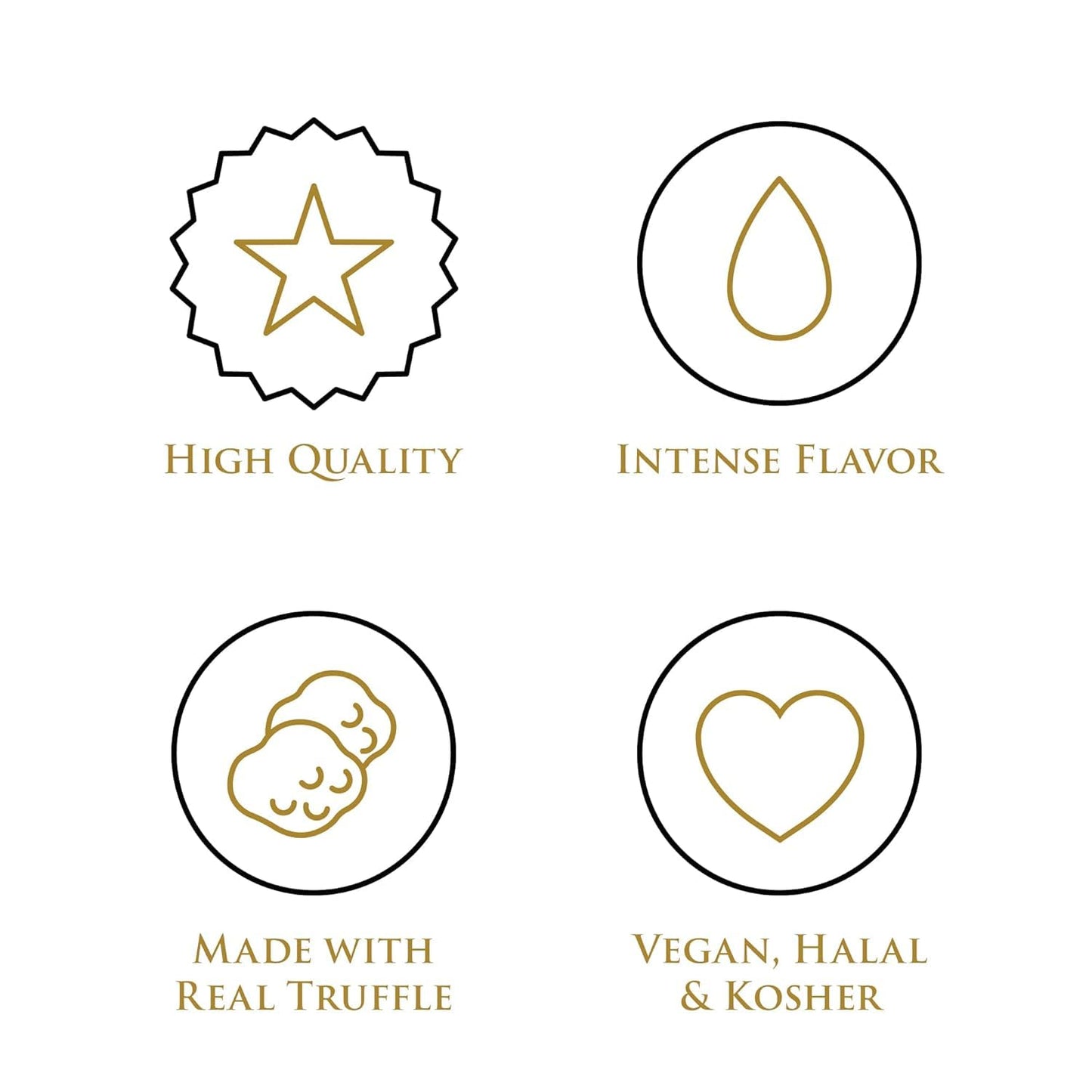 Trufflehunter - Black & White Truffle Oil Set - 8.45 Oz X2