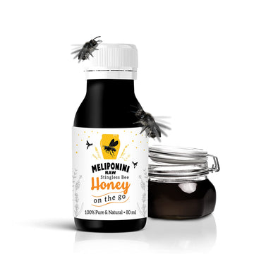 Meliponini - Stingless Bee Honey, Antioxidant-Rich Raw, A Powerful Alternative to Manuka, Tasty Sweet and Sour Pure with Many He