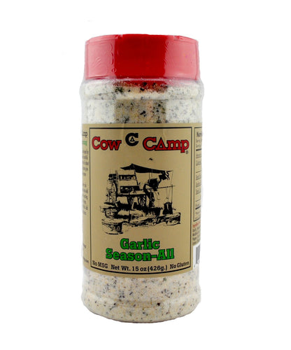Cow Camp, Seasoning-Garlic, 15 Ounce