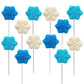 Fruidles Christmas Snowflake Candy Lollipops, Fruit-Flavored Chewables, 12-Pack