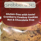 Grabbel & Hill Gluten Free Cranberry Cowboy Cookies. 8 Ounce (Pack Of 12). No Artificial Flavors & Preservatives. Nut & Chocolat