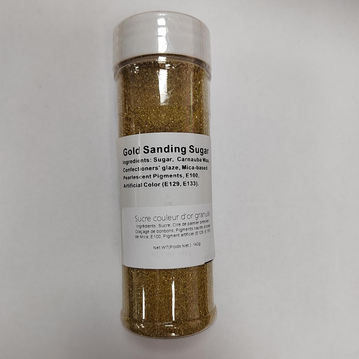Ephvodi Sanding Sugar, Edible Gold Sugar Sprinkles, Sugar Crystals Mix For For Cake Decorating, Baking, Cookie, Cupcake, Ice Cre