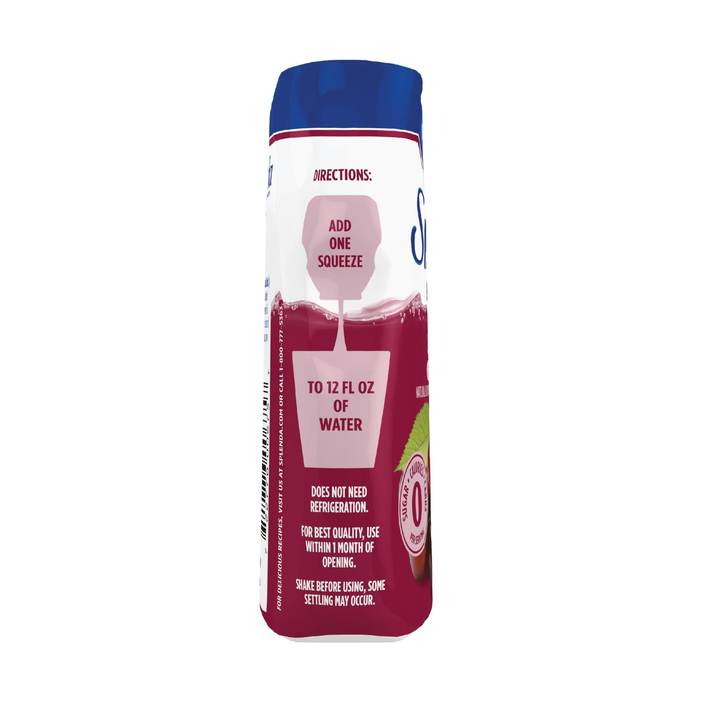 SPLENDA Energy Liquid Water Enhancer Drops, Sugar Free, Black Cherry, 3.11 Fl Oz Each, 2 Pack