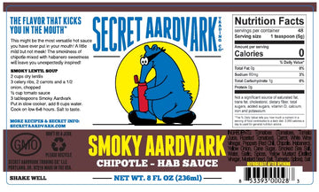Secret Aardvark Hot Sauce Variety Pack - Smokey Chipotle, Reaper, Red Scorpion, Drunken Garlic, Serrabanero, & Habanero Hot Sauc