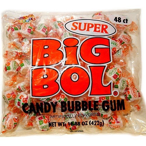 ALBERTS SUPER SIZE BIG BOL Candy Bubble Gum 48 count