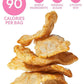 SNACKLINS Plant Based Crisps, Barbeque Flavor, Gluten Free, Vegan, 100 Calories, 0.9oz Bag, Pack of 48
